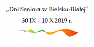 Napis: Dni Seniora w Bielsku-Białej 30 września do 10 października 2019 r.
